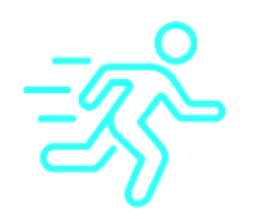 Symbol běžící člověk